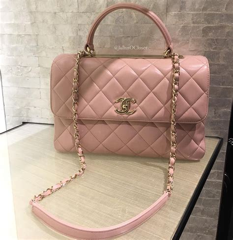 chanel light pink handbag|Chanel handbag price list.